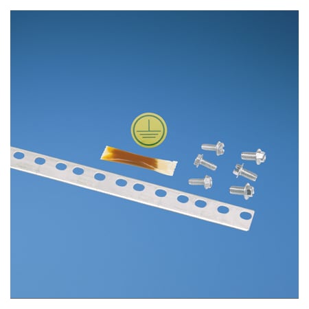 Panduit Grounding Strip Kit, Ten, 90.90" (2.3m) Length, 52 RU, RGS13452-10-1 RGS13452-10-1